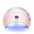 Smart Lamp Nail LED UV Lamp Dryer Metal Bottom LCD Timer Multicolors for Curing UV Gel Polish Nail Art Tools - menochic